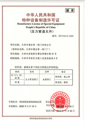 特种设备制造许可证 安全与合规的基石